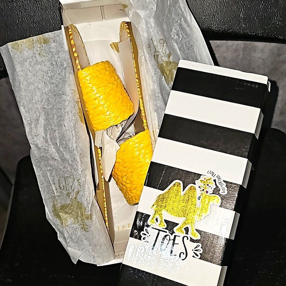 Brand New Yellow Sandals